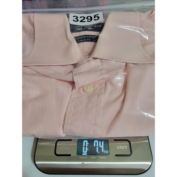 Daniel Cremieux Richard Pink Dress Shirt - 16.5 / 33 - Picture 5 of 5